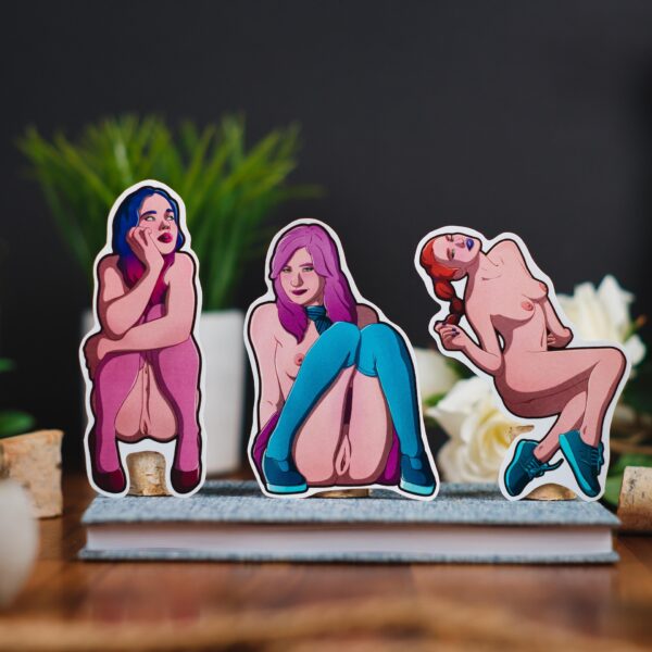 Petite Nude Girls Sticker Bundle