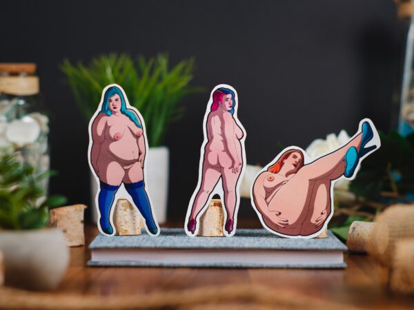 Sexy BBW Women Sticker Bundle