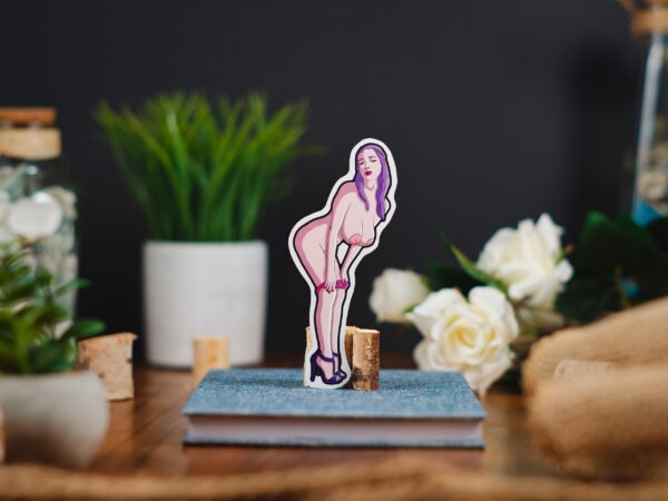 Sticker bundle featuring sexy, busty women with edgy and sensual erotic designs, including nude depictions of breasts, buttocks, and explicit NSFW themes.