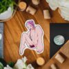 Sticker bundle featuring sexy, petite women with edgy and sensual erotic designs, including nude depictions of breasts, buttocks, and explicit NSFW themes.