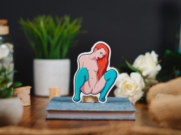 Sticker bundle featuring sexy, petite women with edgy and sensual erotic designs, including nude depictions of breasts, buttocks, and explicit NSFW themes.