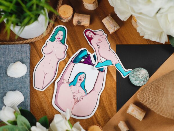 Naughty Busty Sticker Bundle - Image 5