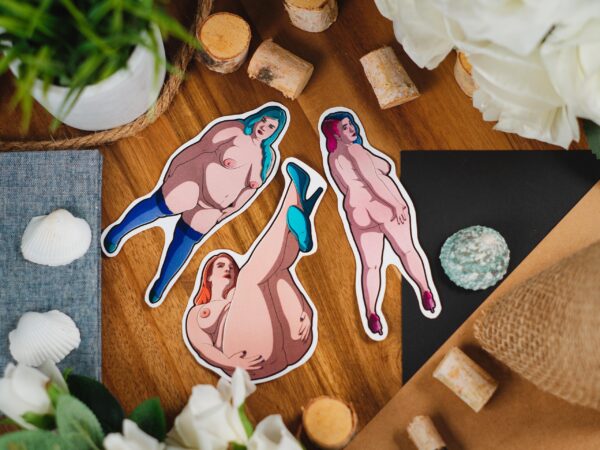 Sexy BBW Women Sticker Bundle - Image 5