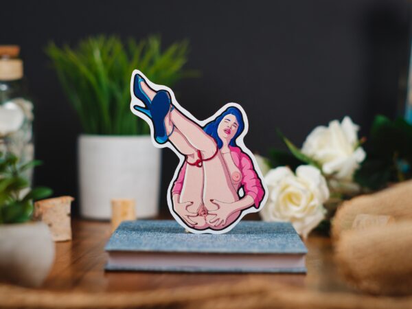 Sticker bundle featuring sexy, busty women with edgy and sensual erotic designs, including nude depictions of breasts, buttocks, and explicit NSFW themes.