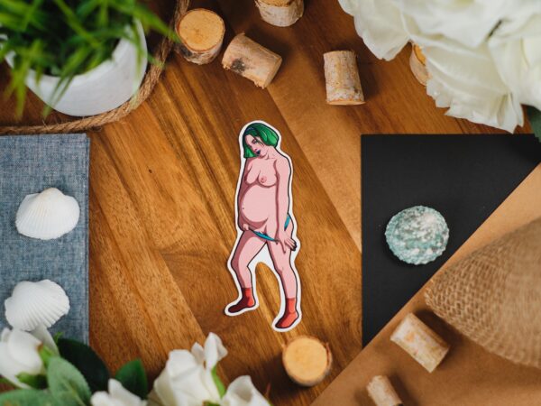 Sexy Pregnant Women Sticker Bundle - Image 8